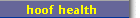 hoof health